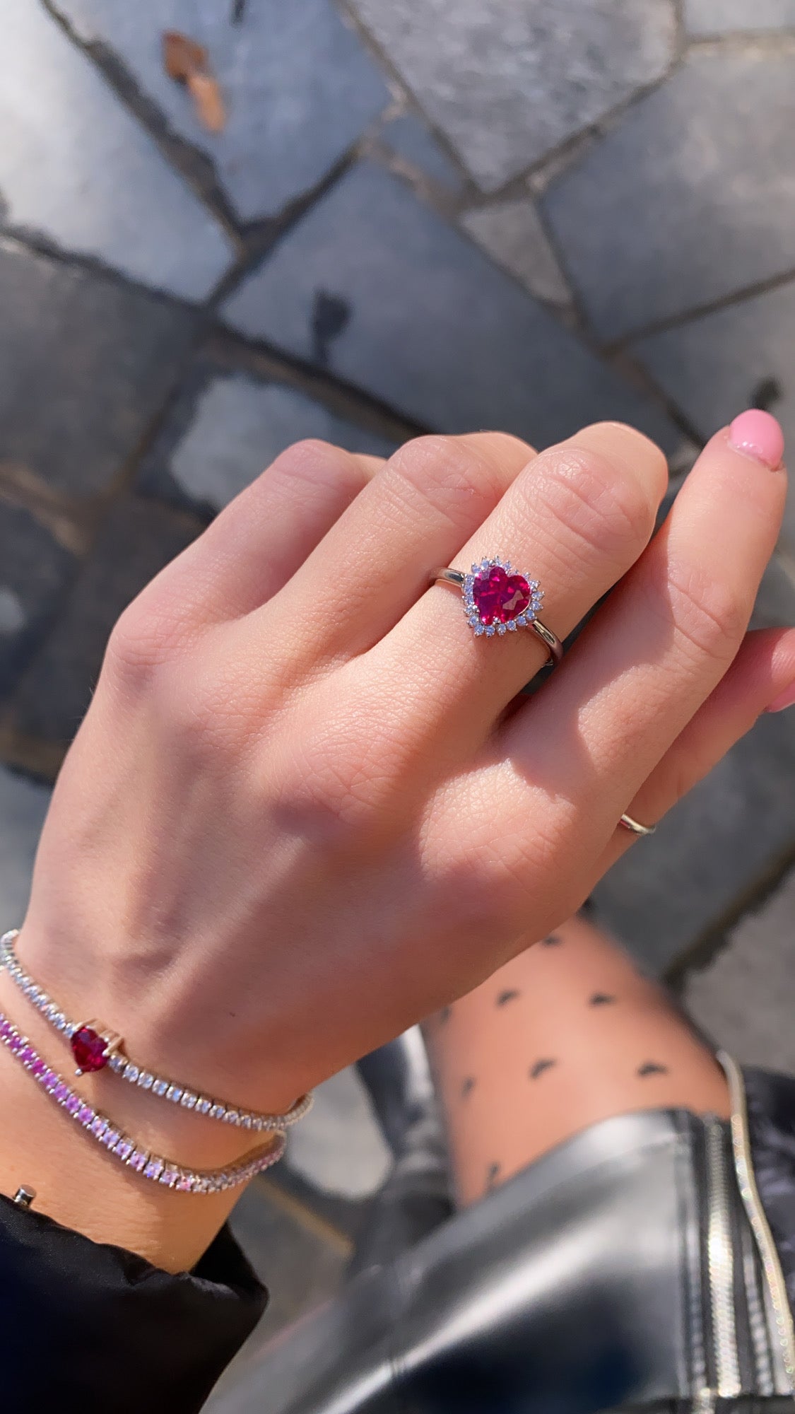 Anello Love Ruby